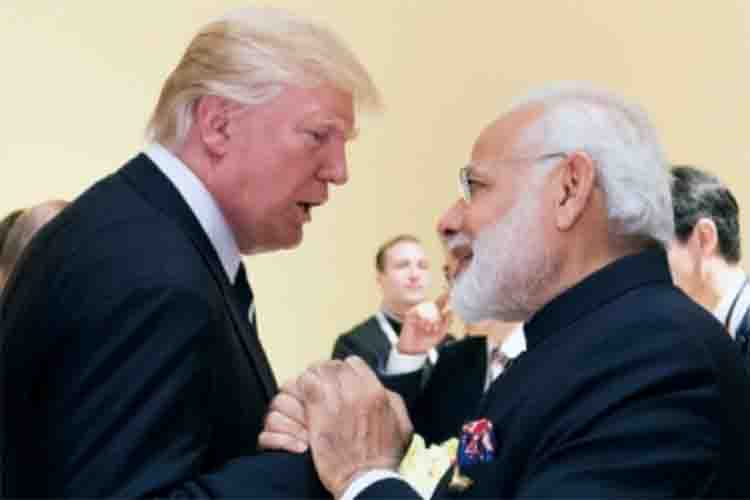 Donald Trump and Narendra Modi  