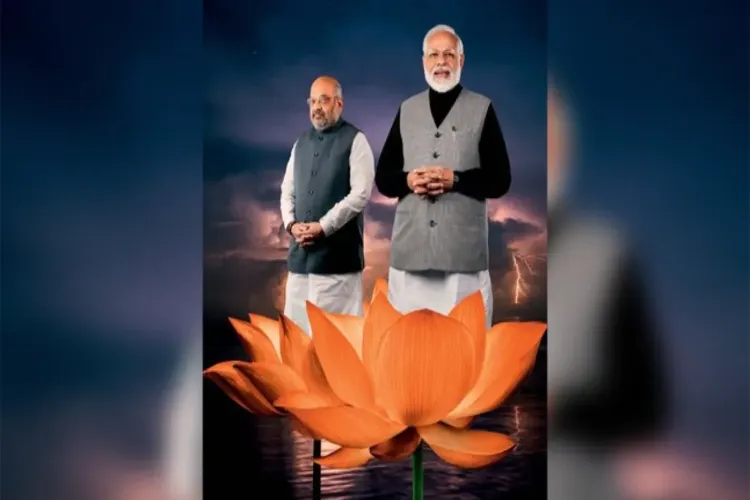 Lotus blooms on broom in Delhi, Bharatiya Janata Party will capture power after 27 years