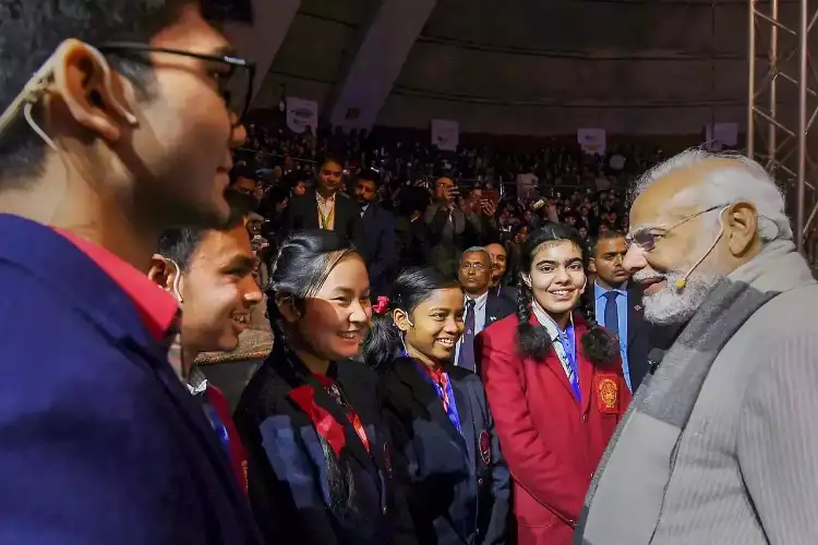 Mary Kom, Suhas Yathiraj and Avani Lekhara shared the mantra of success with students in 'Pariksha Pe Charcha'