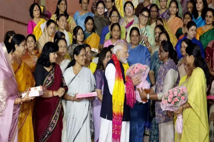Gujarat: PM Modi interacts with 'Lakhpati Didis' in Navasari on International Women's Day