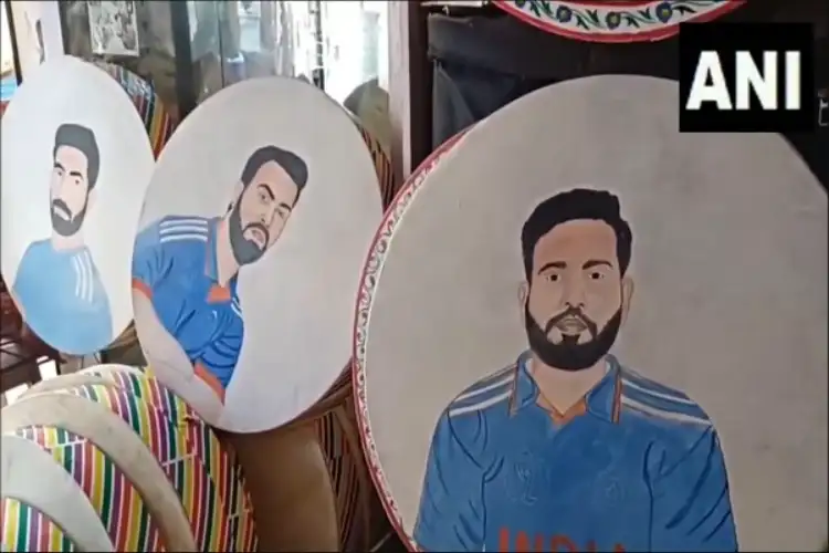 Rajasthan: Jodhpur artisan sells cricketer-themed drums ahead of ICC Champions Trophy