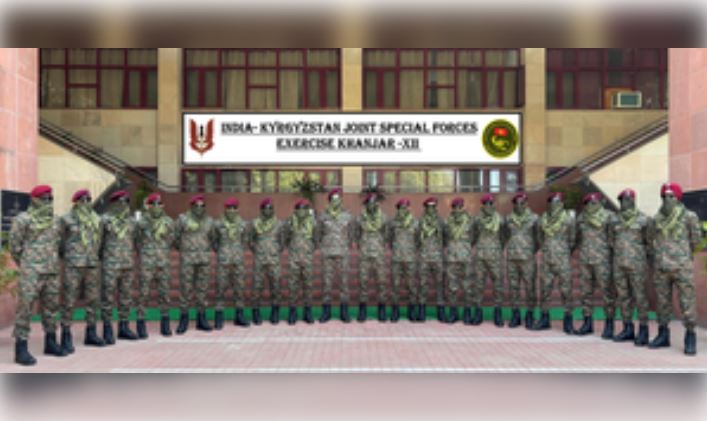 Joint military exercise 'Khanjar' of the armies of India and Kyrgyzstan from Monday