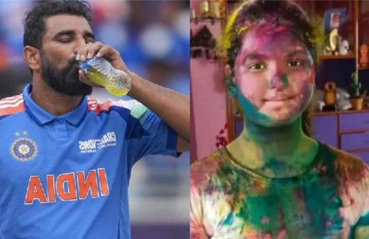 Maulvi said fast bowler Mohammed Shami's daughter's playing Holi is 'against Shariat'