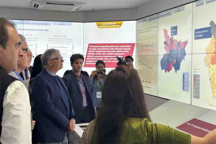 Bill Gates visits NITI Aayog's AI-powered 'Developed India Strategy Room'