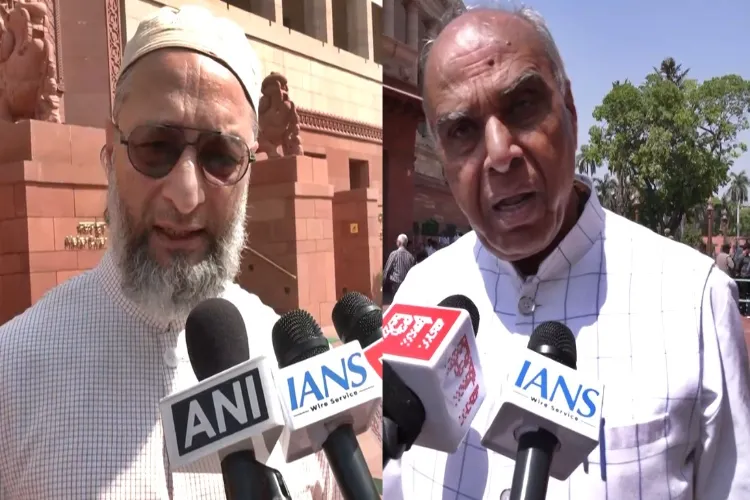 Jagadambika Pal and Asaduddin Owaisi 