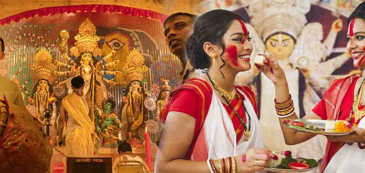 Navratri Puja celebration