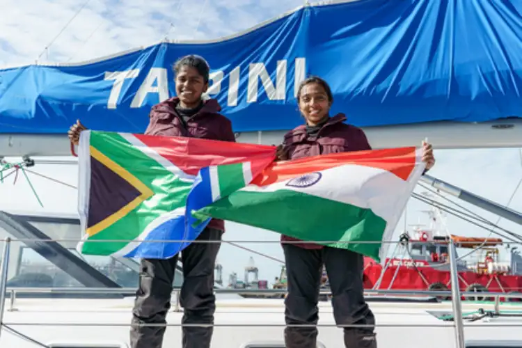 Navika Sagar Parikrama II: Indian Navy women officers reach Cape Town