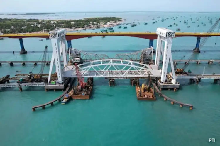 PM Modi inaugurates India's first vertical lift sea bridge in Tamil Nadu
