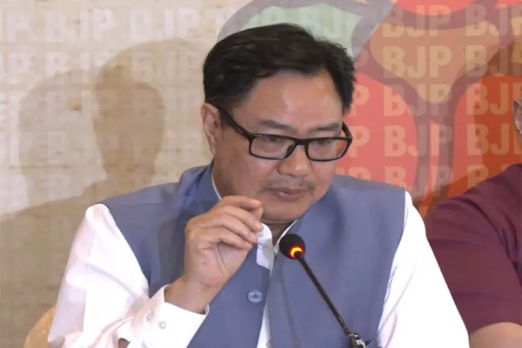 Don't become vote bank of Congress and Communists: Union Minister Kiren Rijiju appeals to Muslim community