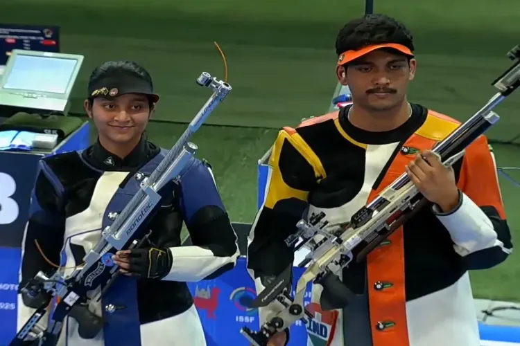 Peru World Cup: Arjun Babuta and Rudraksh-Arya pair won silver medal, Indian shooters missed gold medal