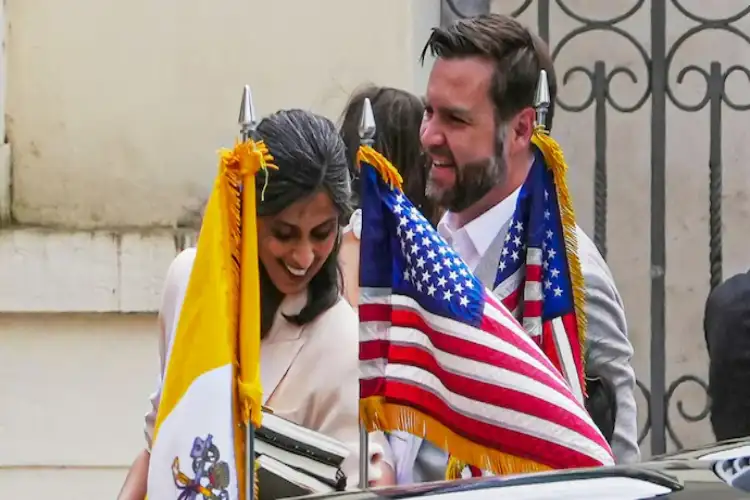 US Vice President JD Vance arrives in India for first official visit