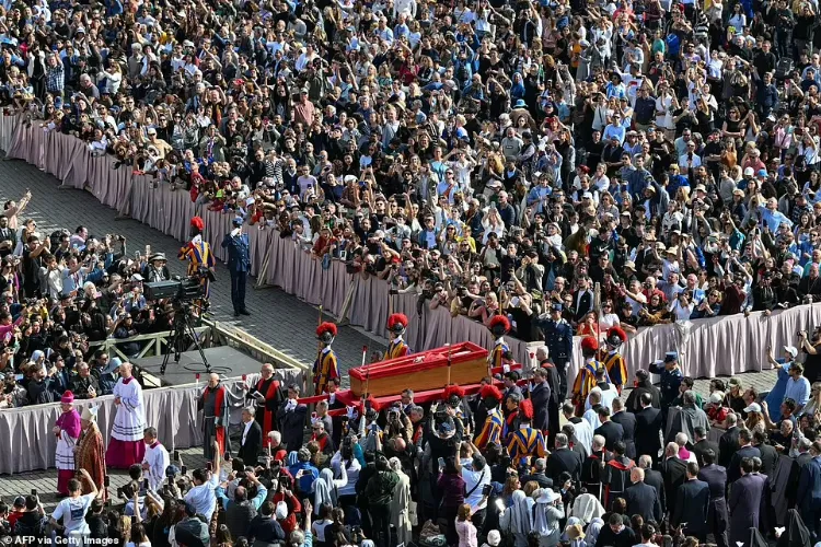 Crowds gathered to pay tribute to Pope Francis, the gates of St. Peter's were kept open all night