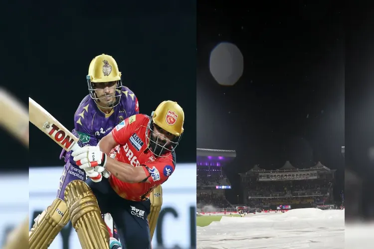 Match between Punjab Kings and KKR abandoned due to rain, both teams shared points