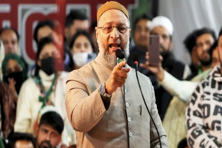 Asaduddin Owaisi in action after Batti Gul Protest, preparations for new protest begin