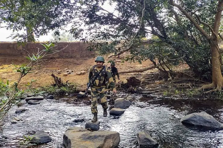 A Naxalite killed in an encounter in Gariaband, Chhattisgarh