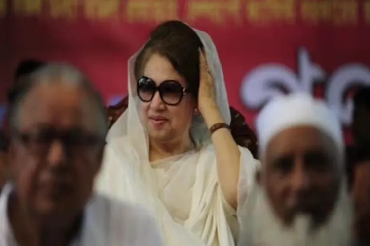 Former Bangladesh Prime Minister Khaleda Zia returns home after treatment in Britain