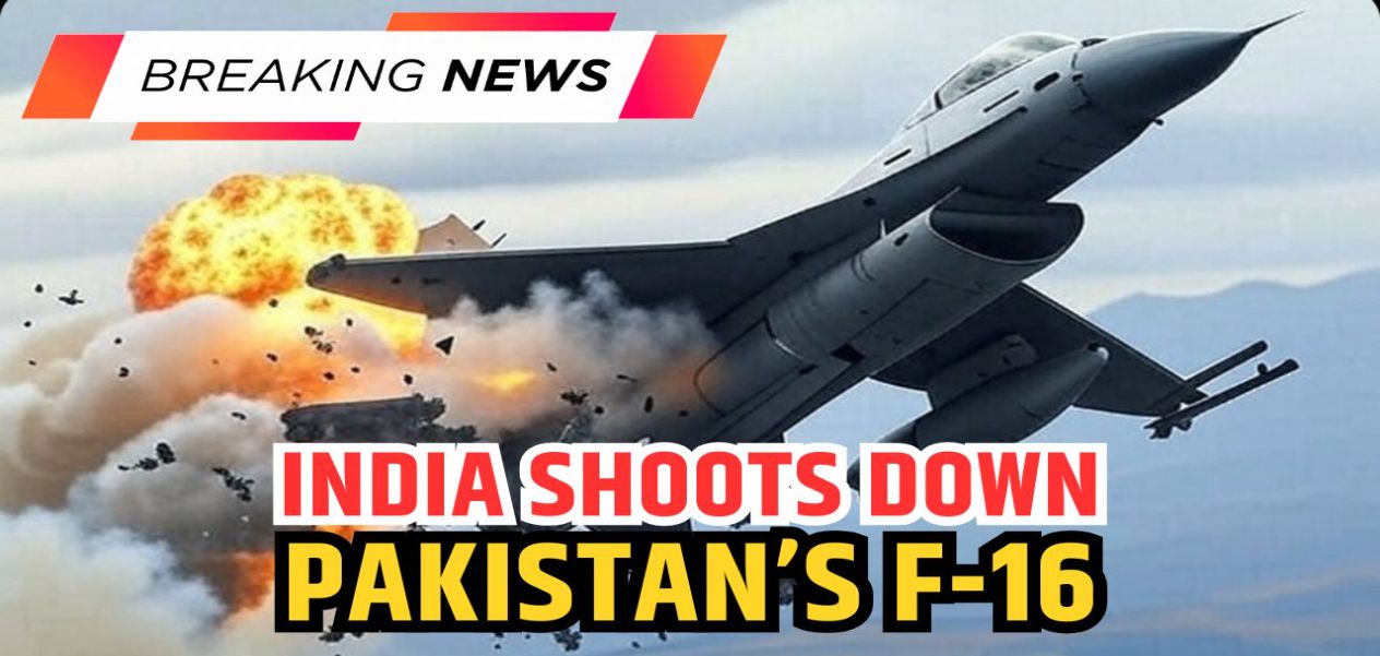 India shot down Pakistan's F-16 fighter jet