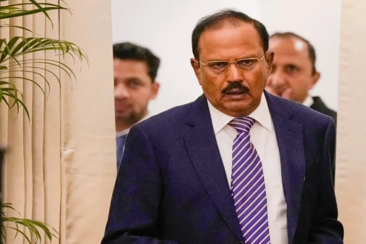 Ajit Doval arrived to meet the Home Minister