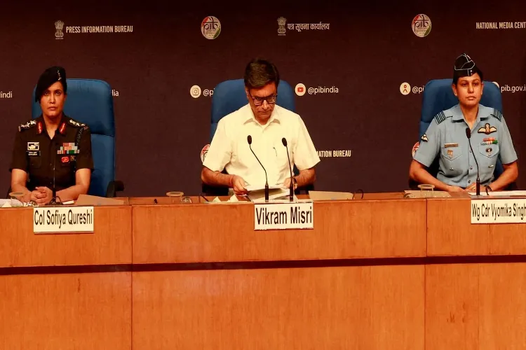 Foreign Ministry press conference, what did Colonel Sofia Qureshi say?