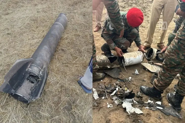 Amritsar: Debris of an unidentified projectile found in a field amid Indo-Pak tension, villagers panic