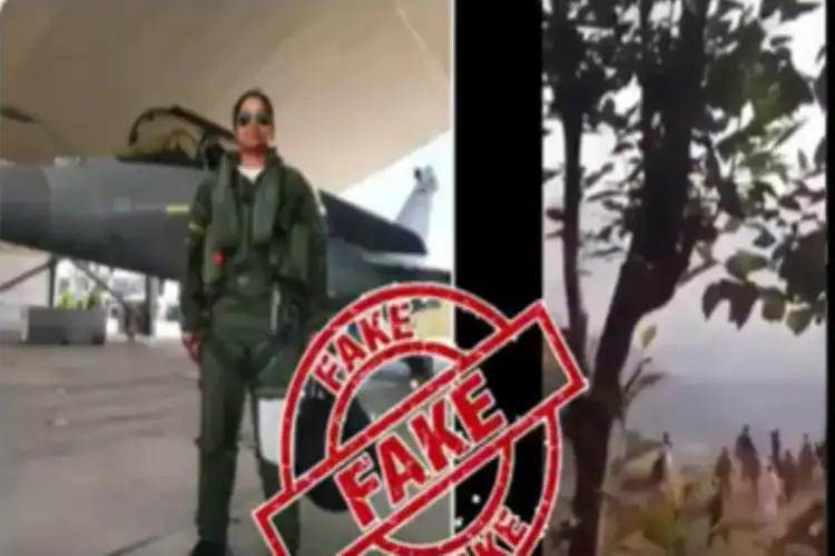 PIB Fact Check debunks claim that Indian Female Air Force pilot has been captured