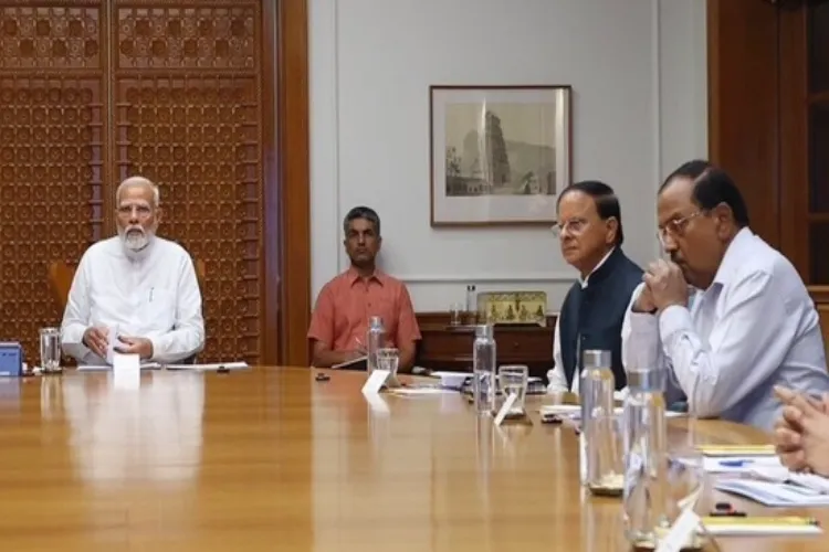 PM Modi and Defense Minister held a meeting with CDS and the three Army Chiefs, Ajit Doval was also present