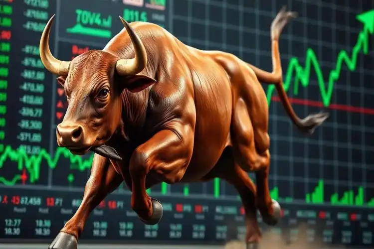 Sensex rose over 1,900 points, Nifty reached the level of 24,606 points