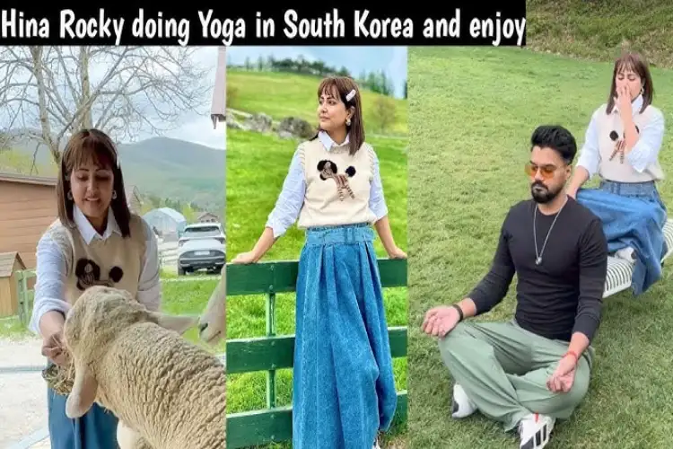 Hina Khan's dreamy South Korea diaries: BTS bus stop and K-drama moments, see pics