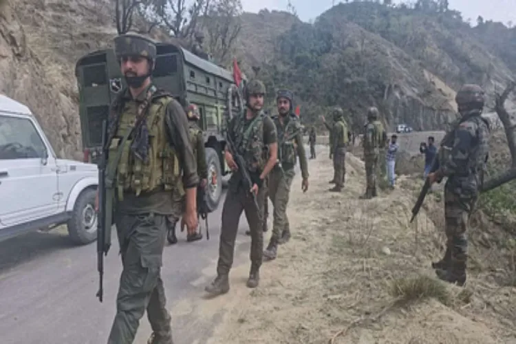 Encounter continues between security forces and terrorists in Tral, Jammu and Kashmir
