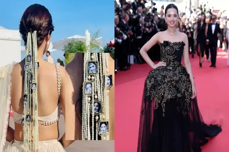 Nitanshi Goel shines at Cannes 2025, beats beauties with just one braid