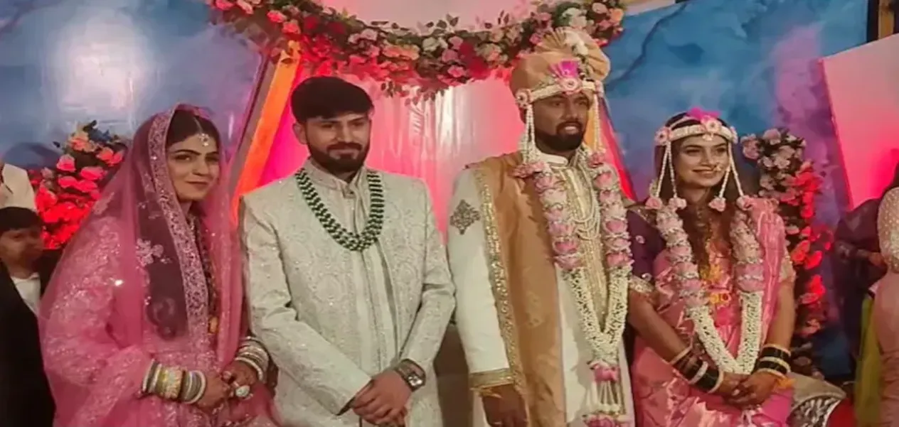 Two weddings under the same roof: Humanity drenched in rain, a unique celebration of Hindu-Muslim harmony in Pune