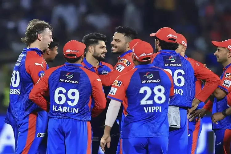 Delhi Capitals defeated Punjab in the last match due to explosive innings of Rizvi and Nair