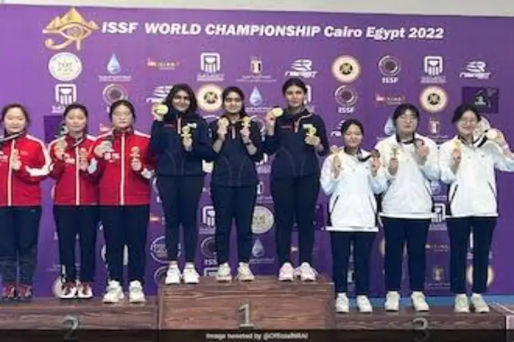 India increase their tally as they won four more medals at ISSF Junior World Cup 2025