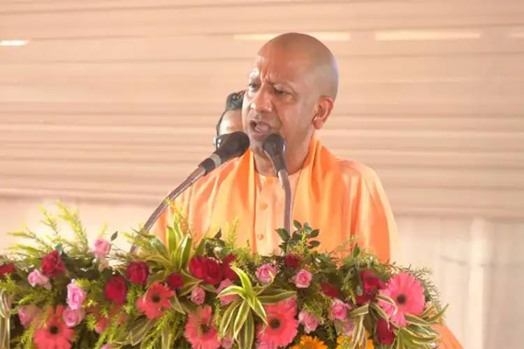 UP CM Yogi Adityanath attends mass wedding ceremony, distributes gifts to 1200 couples