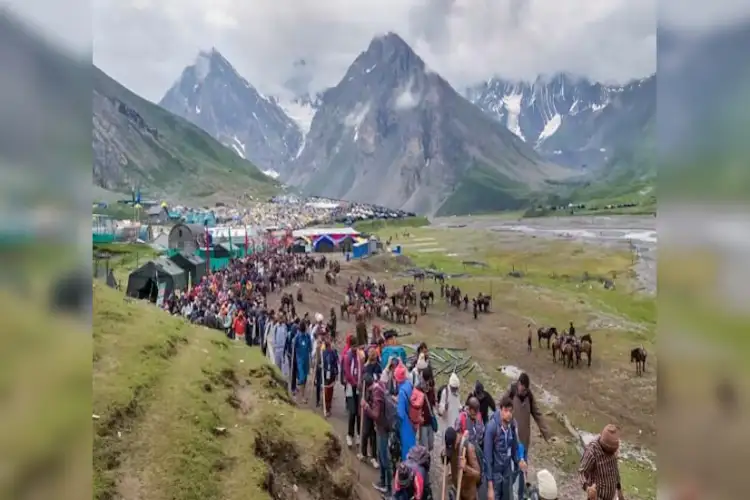 Shiv Sena (UBT) releases poster welcoming tourists to J-K, Amarnath Yatra