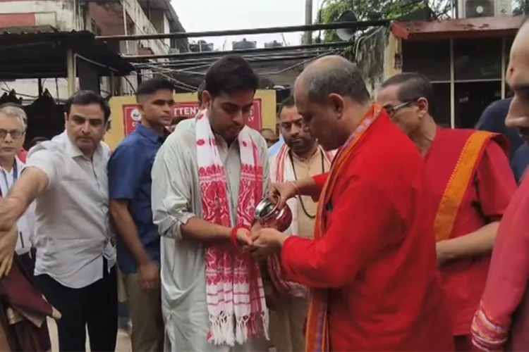 Akash Ambani offers prayers at Kamakhya Temple in Guwahati