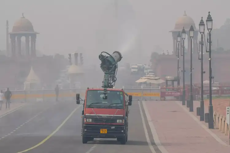 Delhi govt mandates anti-smog guns for all high-rise buildings to combat pollution