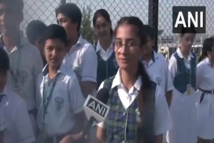 J-K: Students gather at Katra railway station to welcome PM Modi ahead of Vande Bharat flag-off