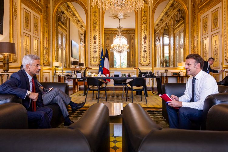 Jaishankar met French President Macron