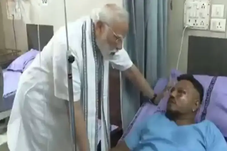 Gujarat: PM Modi meets lone survivor of AI-171 flight crash, other injured at Ahmedabad hospital