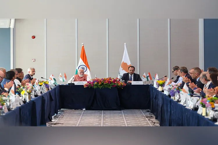 PM Modi held a meeting with industrialists in Cyprus, described investment cooperation as an area of ​​immense potential