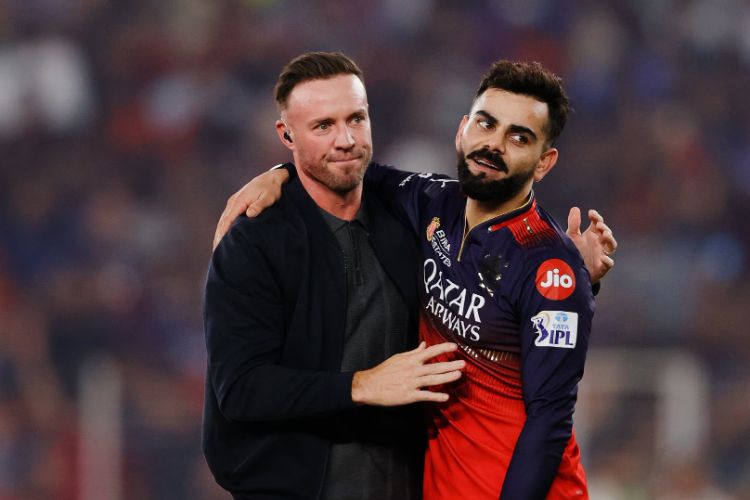 Virat Kohli and AB de Villiers became friends again