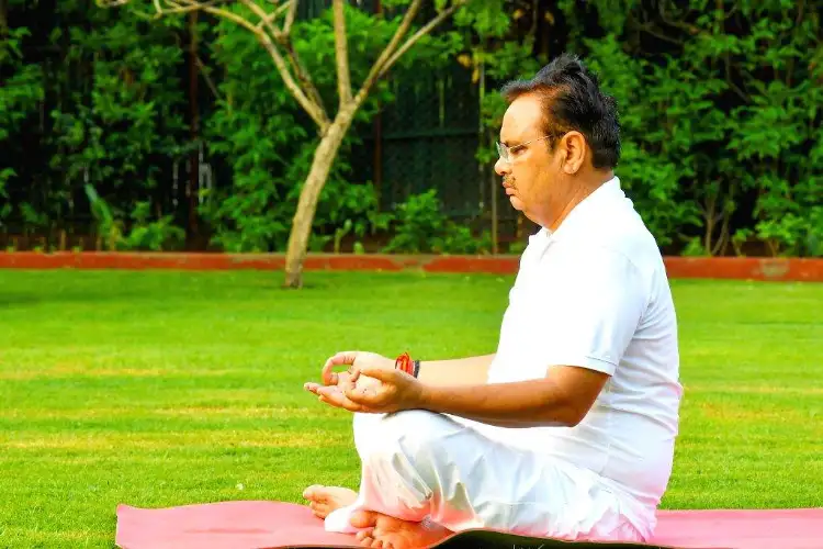 Jaipur: Rajasthan CM Bhajanlal Sharma performs yoga at his residence, urges citizens to make it 