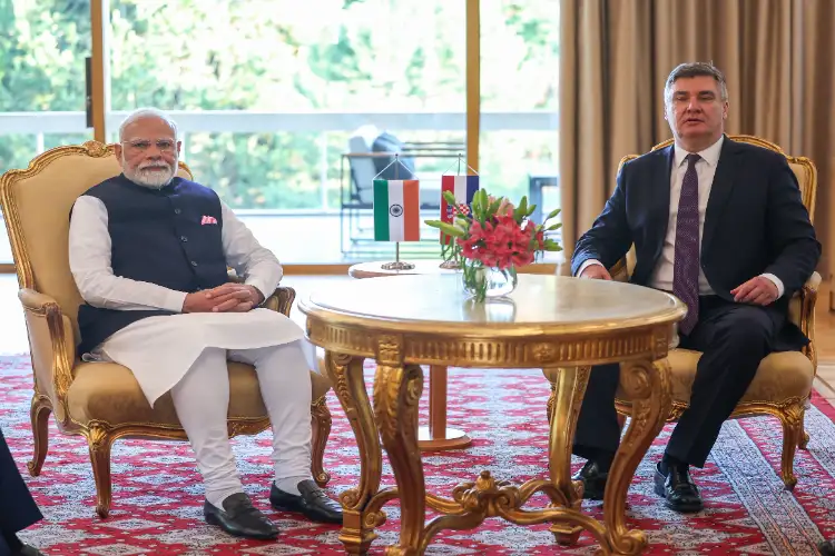 Modi and Croatian PM Plenkovic decide to draw up defence cooperation plan