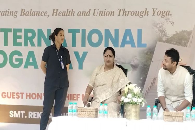 Delhi Chief Minister Rekha Gupta released a song based on yoga
