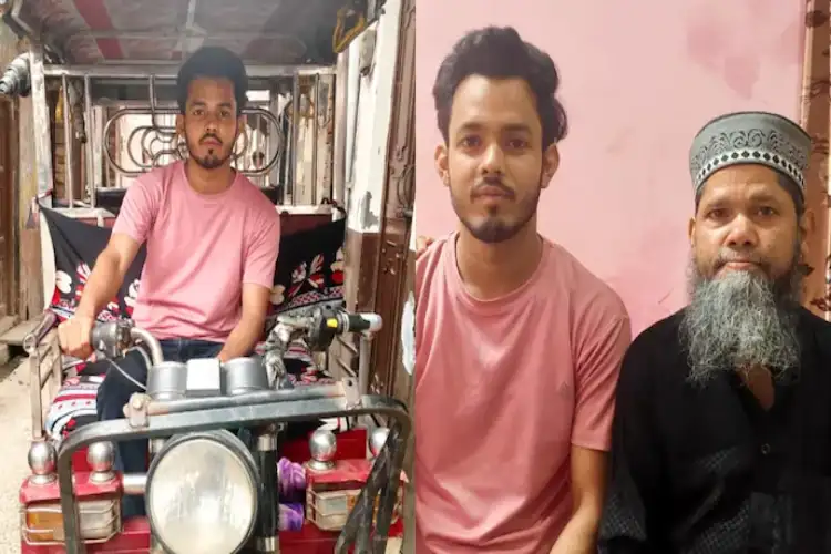 UP boy drives e-rickshaw by day, studies by night, ends up cracking NEET