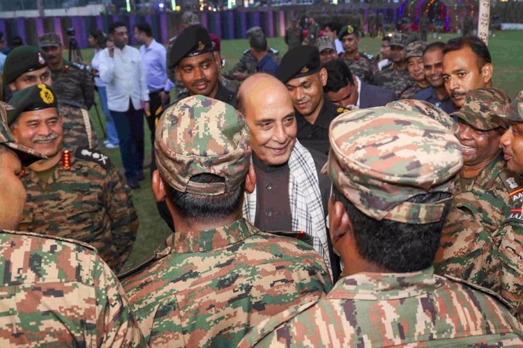 Army officials brief Rajnath Singh on border security, preparations for Amarnath Yatra