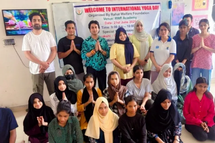 Rahat Welfare Foundation organized a special event on International Yoga Day
