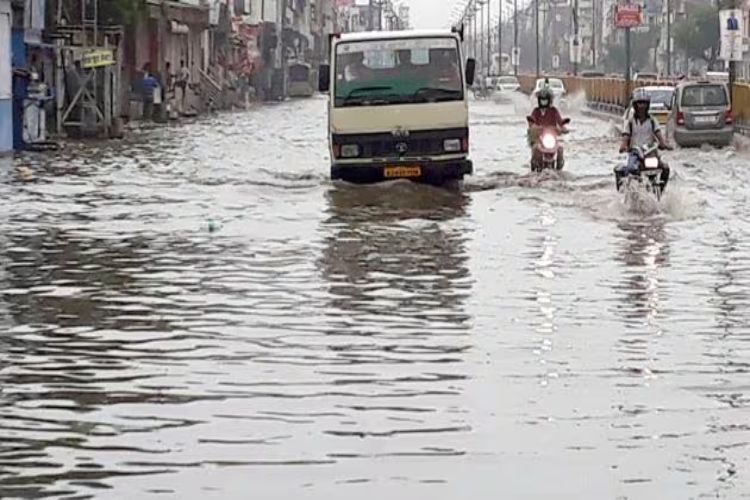 Heavy rain in many places in Rajasthan