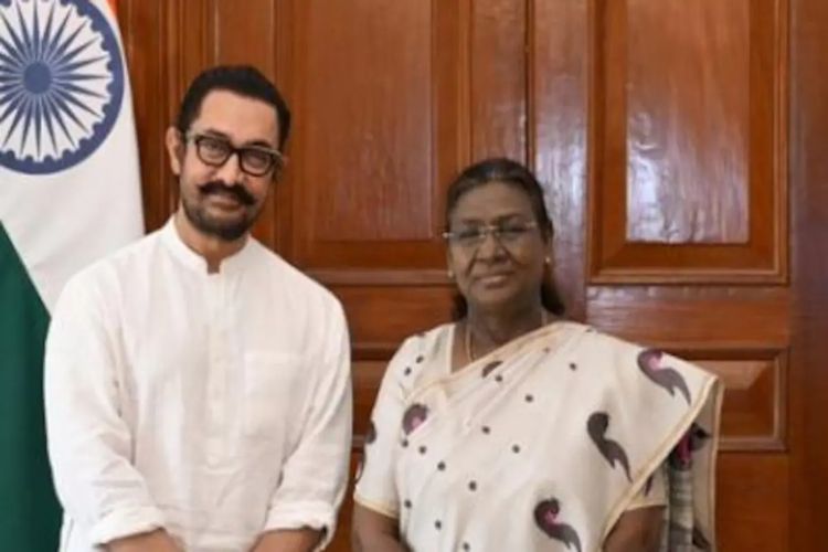 Filmmaker, actor Aamir Khan meets President Murmu